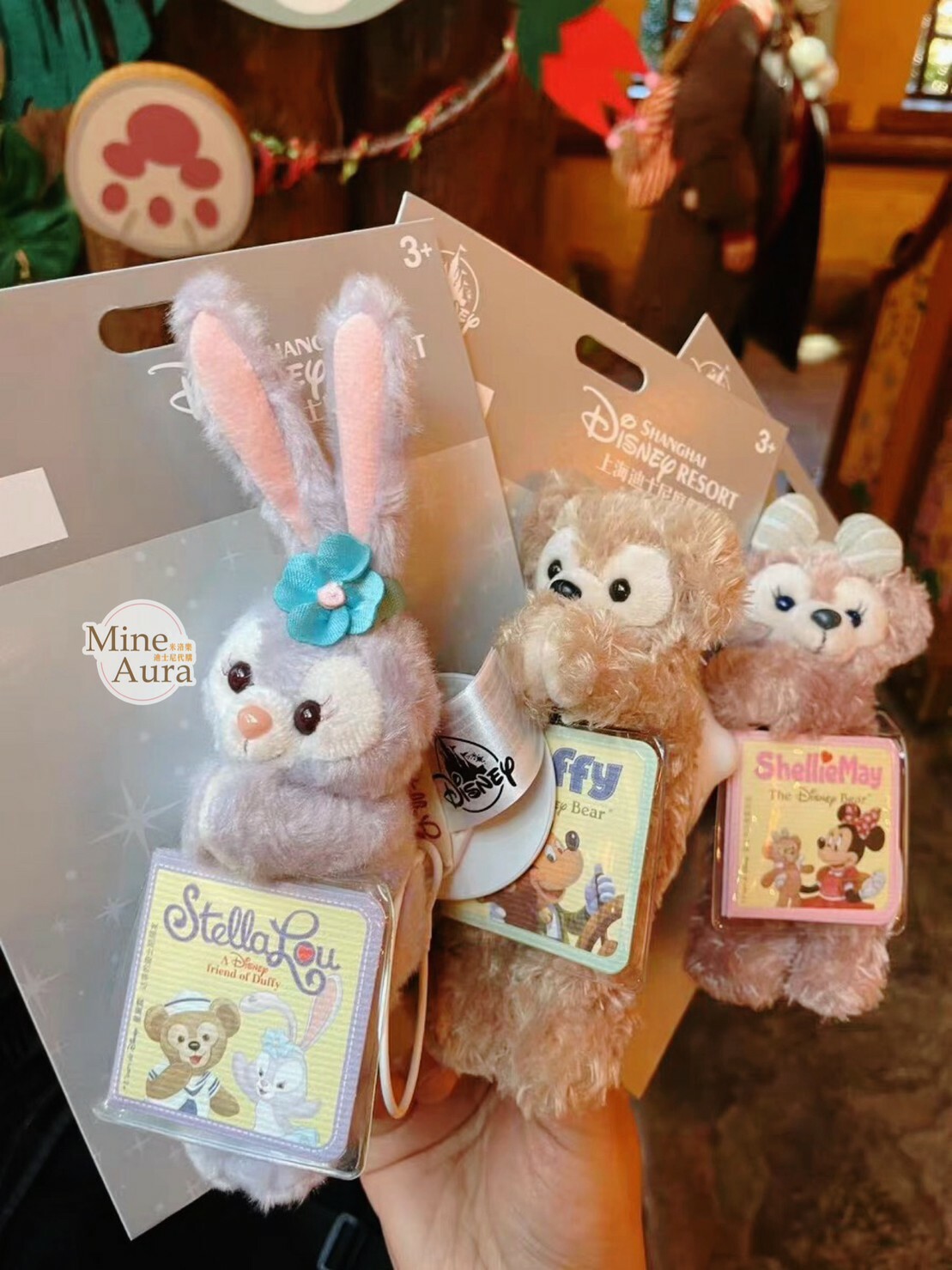 可琦安 餅乾 CookieAnn 絨毛 磁鐵 公仔 -上海迪士尼樂園