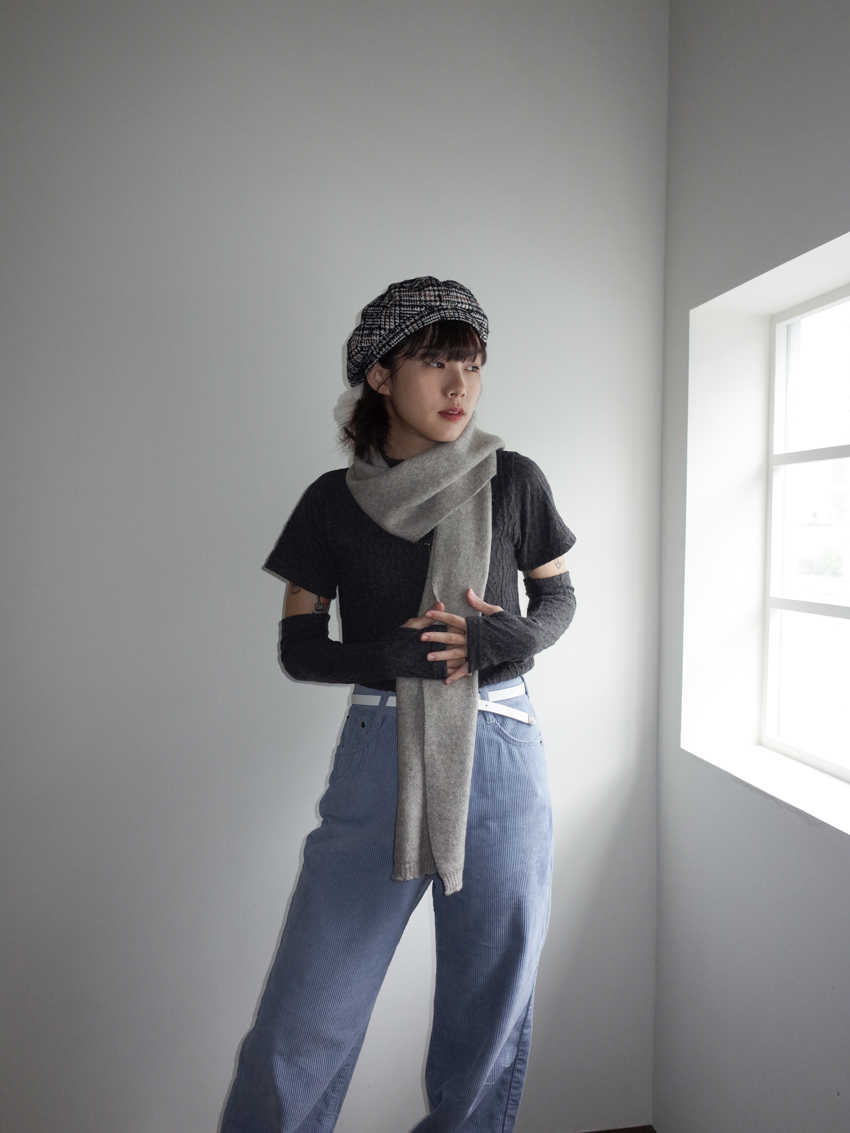 (17 colors!) Cashmere basic warm scarf