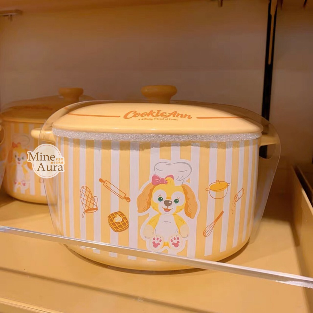 廚房系列 可琦安 餅乾 CookieAnn 附蓋 陶瓷碗 湯鍋 -上海迪士尼樂園