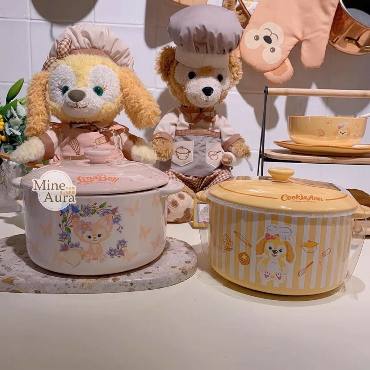 廚房系列 可琦安 餅乾 CookieAnn 附蓋 陶瓷碗 湯鍋 -上海迪士尼樂園