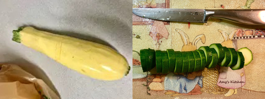 【香煎櫛瓜佐果醋】Pan-fried zucchini with fruit vinegar