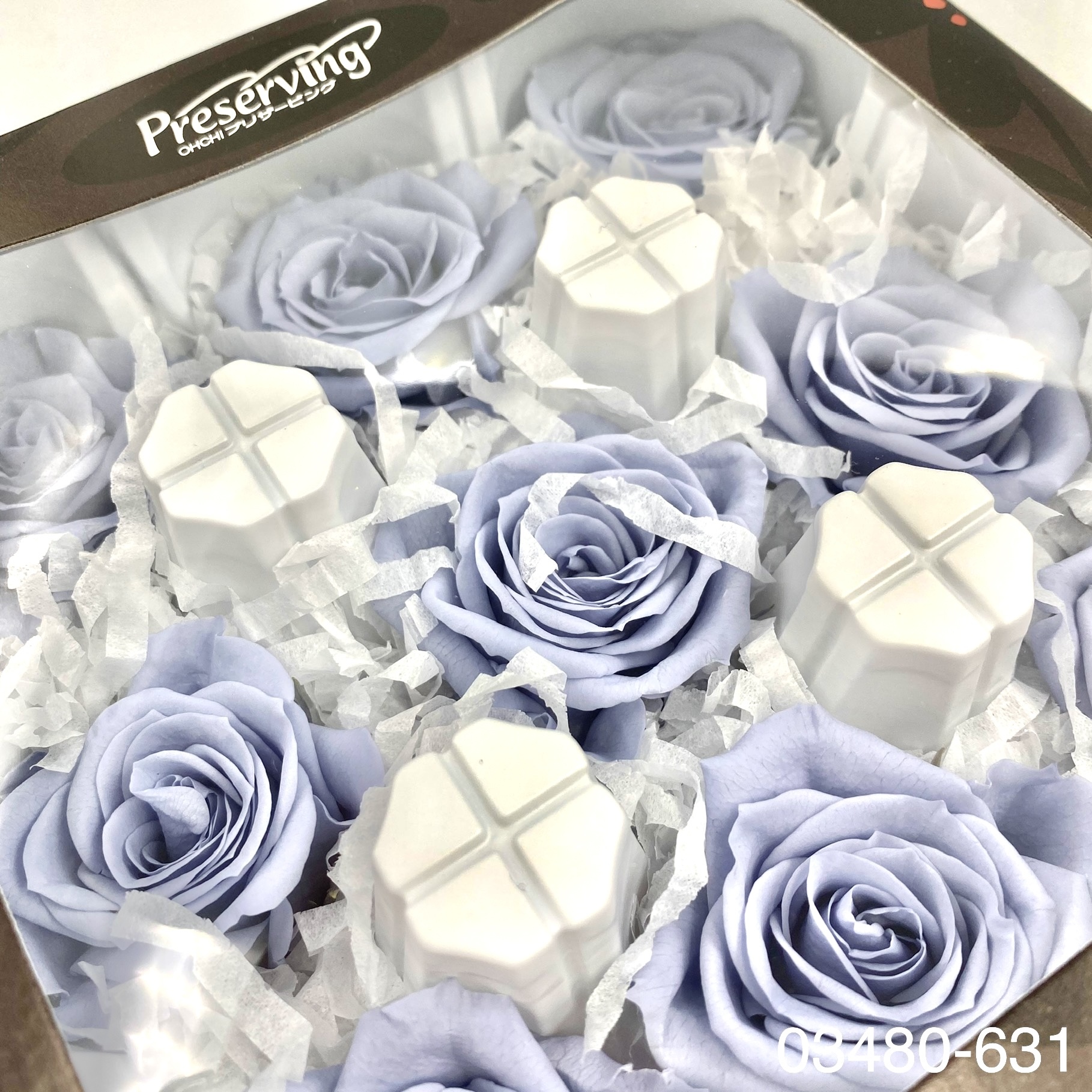 日本不凋中輪玫瑰(9朵) 03480-631