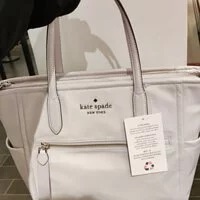 [S] KATE SPADE WKR00566 CHELSEA THE LITTLE BETTER NYLON MEDIUM SATCHEL,LILAC MOON, 196021189128 (SKS335)