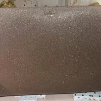 [S] KATE SPADE K9400 NY TINSEL GLITTER UNIVERSAL LAPTOP SLEEVE 15'' BAG,ROSEGOLD, 196021185960 (SKS341)