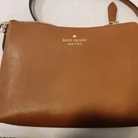 [S] KATE SPADE K4651 BAILEY LEATHER CROSSBODY PURSE,WARM GINGER, 196021190513 (SKS342)
