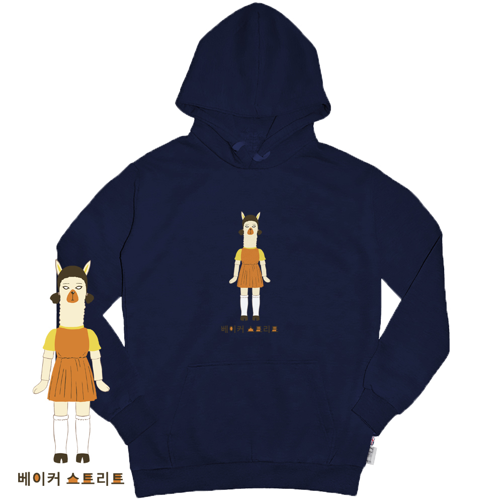 Alpaca Game 羊駝遊戲 高磅數長袖帽T