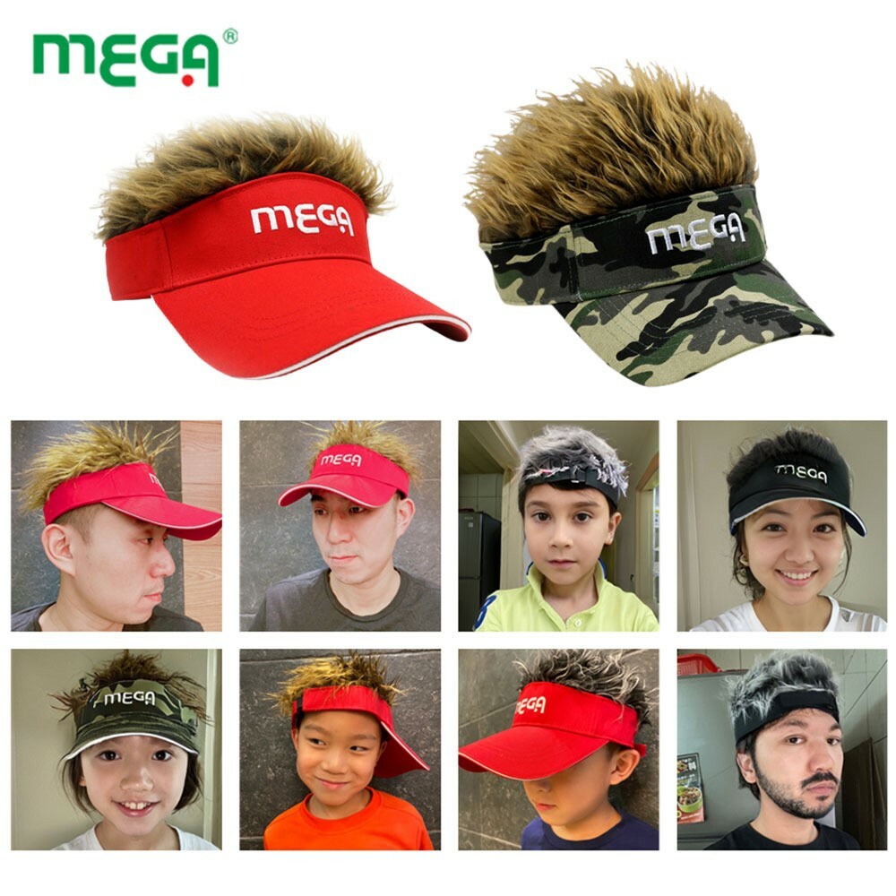 【MEGA GOLF】保暖日本款潮流假髮帽高爾夫帽 (廠商直出、不參加免運及滿額贈優惠)