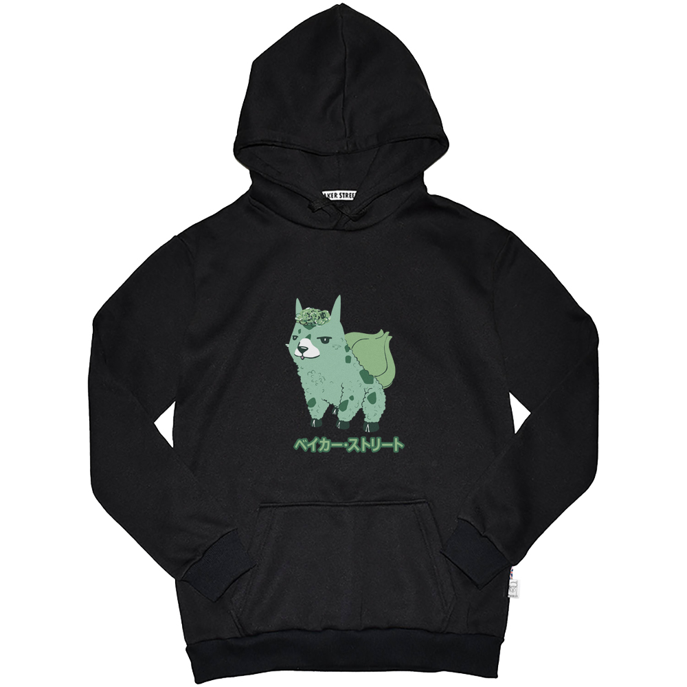 Meow woah paca 妙蛙駝 高磅數長袖帽T