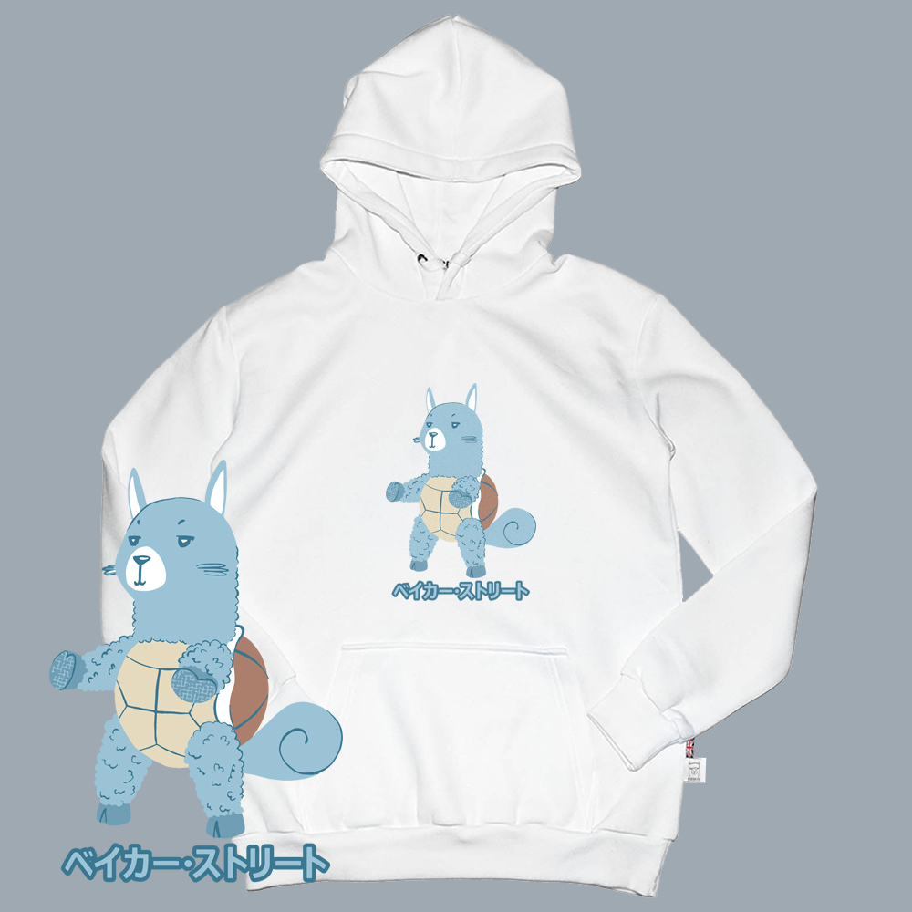 J nee Alpaca 傑尼駝 高磅數長袖帽T