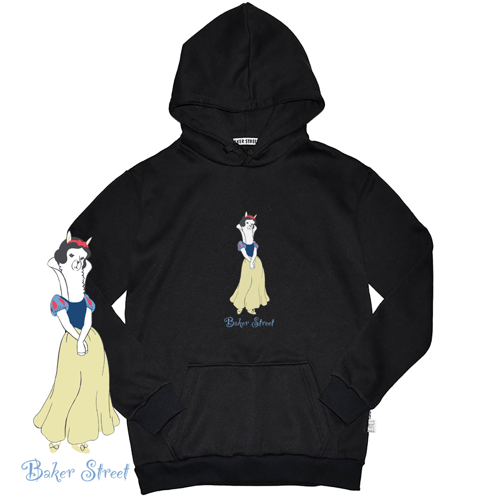 Whitepaca 白雪駝 高磅數長袖帽T