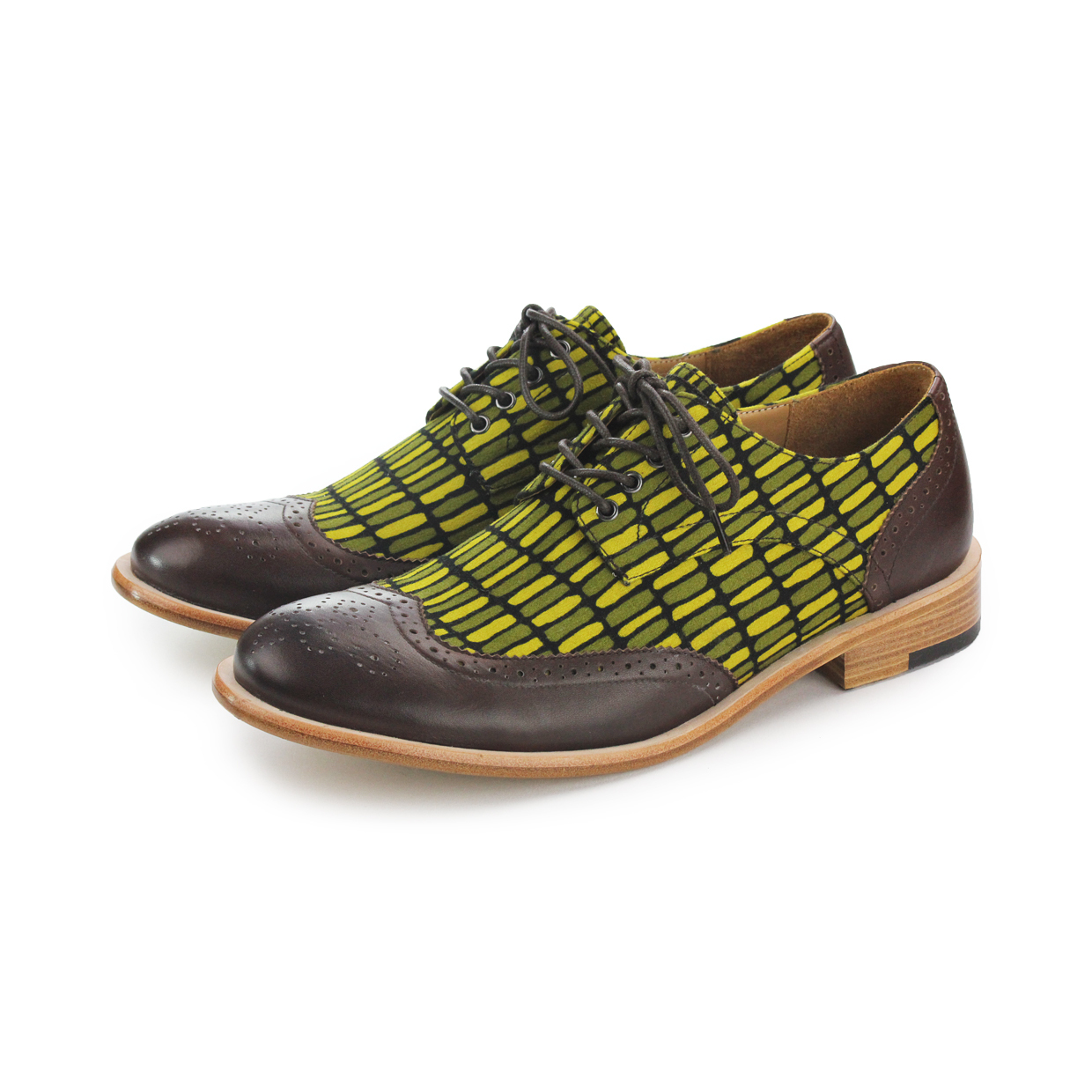 Caterpillar M1090B OliveCells Leather Derby Shoes