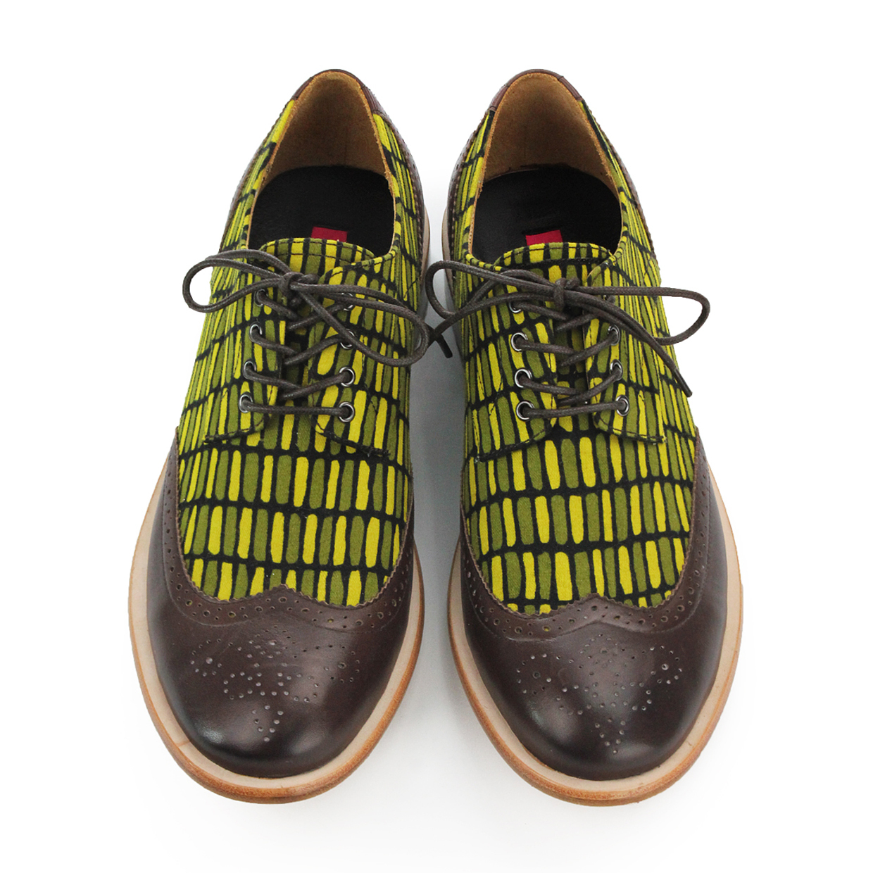 Caterpillar M1090B OliveCells Leather Derby Shoes