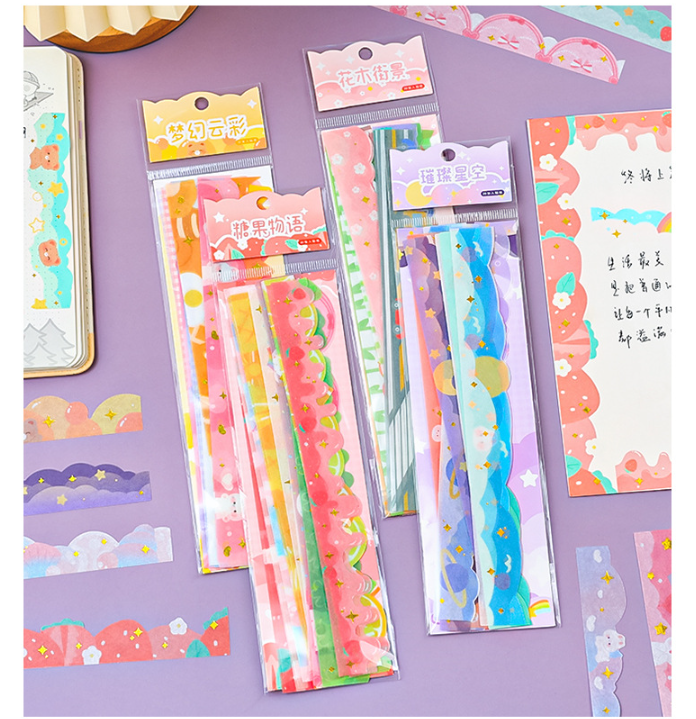 DIY燙金邊框造景貼纸  A1881