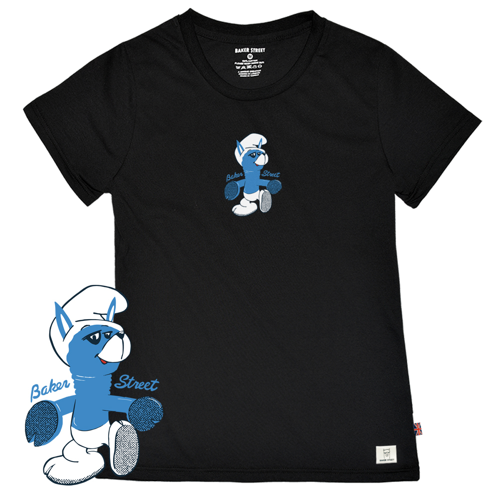 Blue little Alpaca 藍色小駝 女版短T