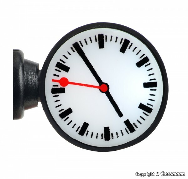 Viessmann 1383 HO規 月台時鐘，LED 白色