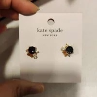 [S] KATE SPADE KA225 LITTLE GEM CLUSTER STUDS EARRINGS PEARL STUD,NEUTRAL MU, 196021195938 (SKS392)
