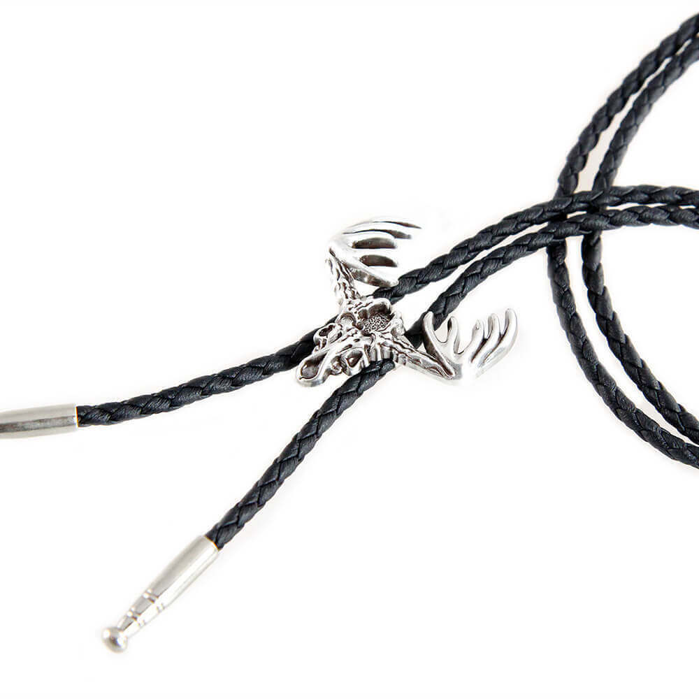 經典麋鹿骷髏頭 保羅領帶/BoloTie/美式領帶－快速出貨