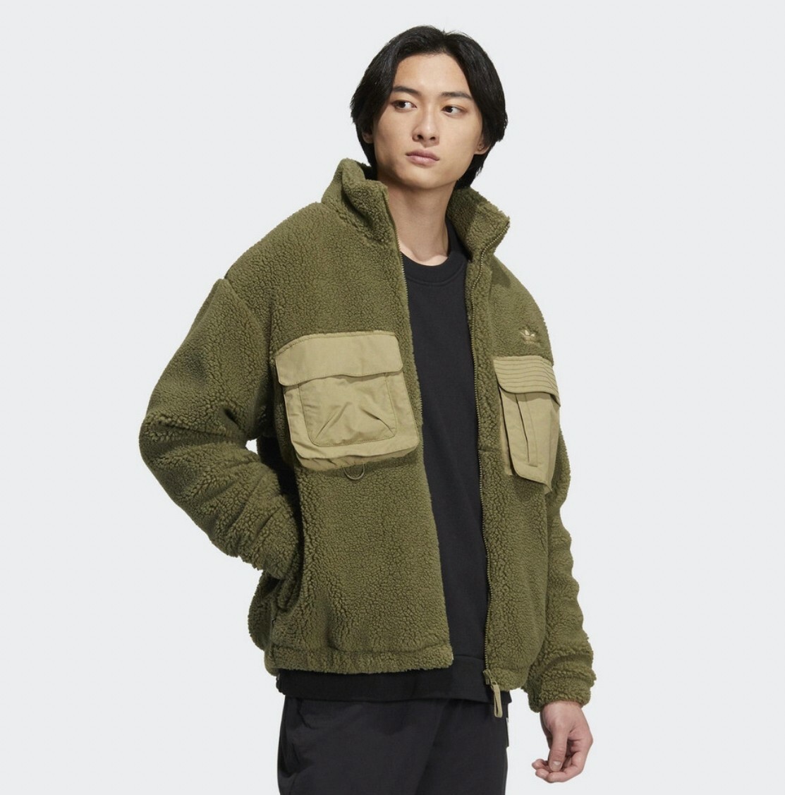 ADIDAS WW SHERPA JKT 男 仿羊羔絨外套 綠IC8163 Dec lu