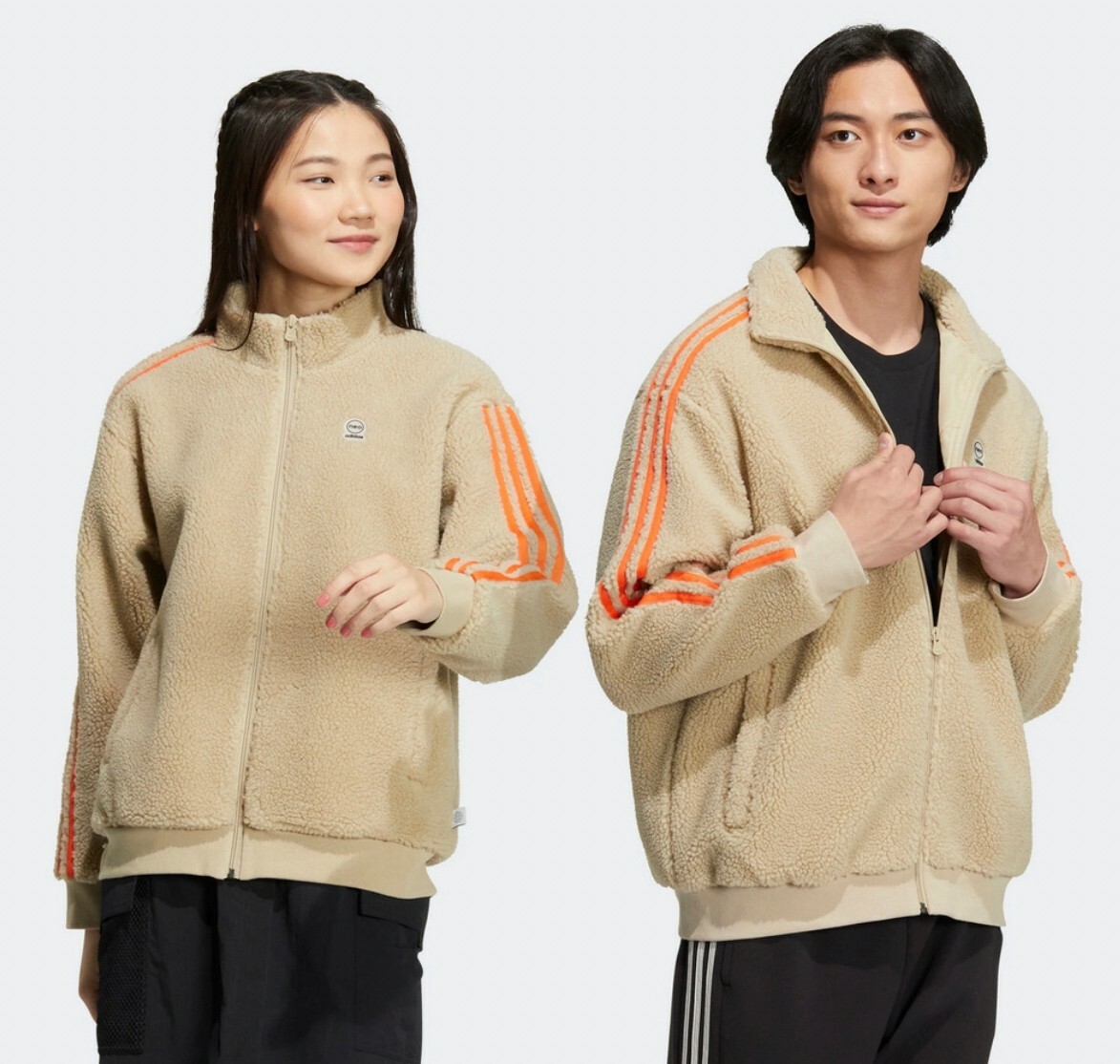 ADIDAS U ESNT JKT 男女 搖粒絨外套 米黃HN8728 Declu