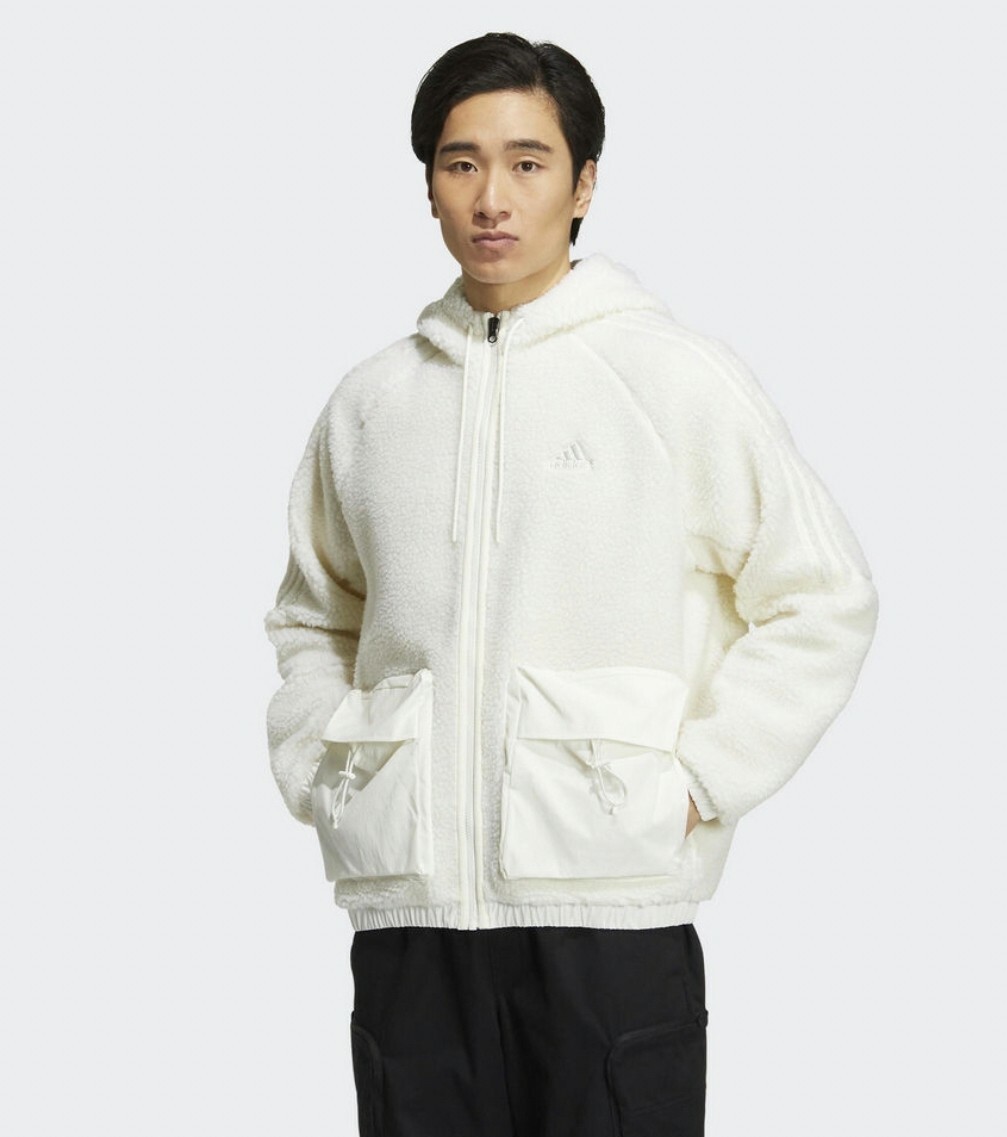 ADIDAS ST BOA JKT 男 抓毛絨外套 白HR4442 Declu