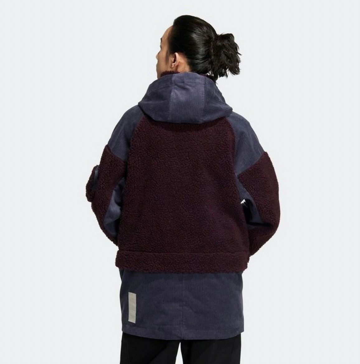 ADIDAS ST PATCH KNJKT 男 絨毛外套 紅藍 HN9018 Decl