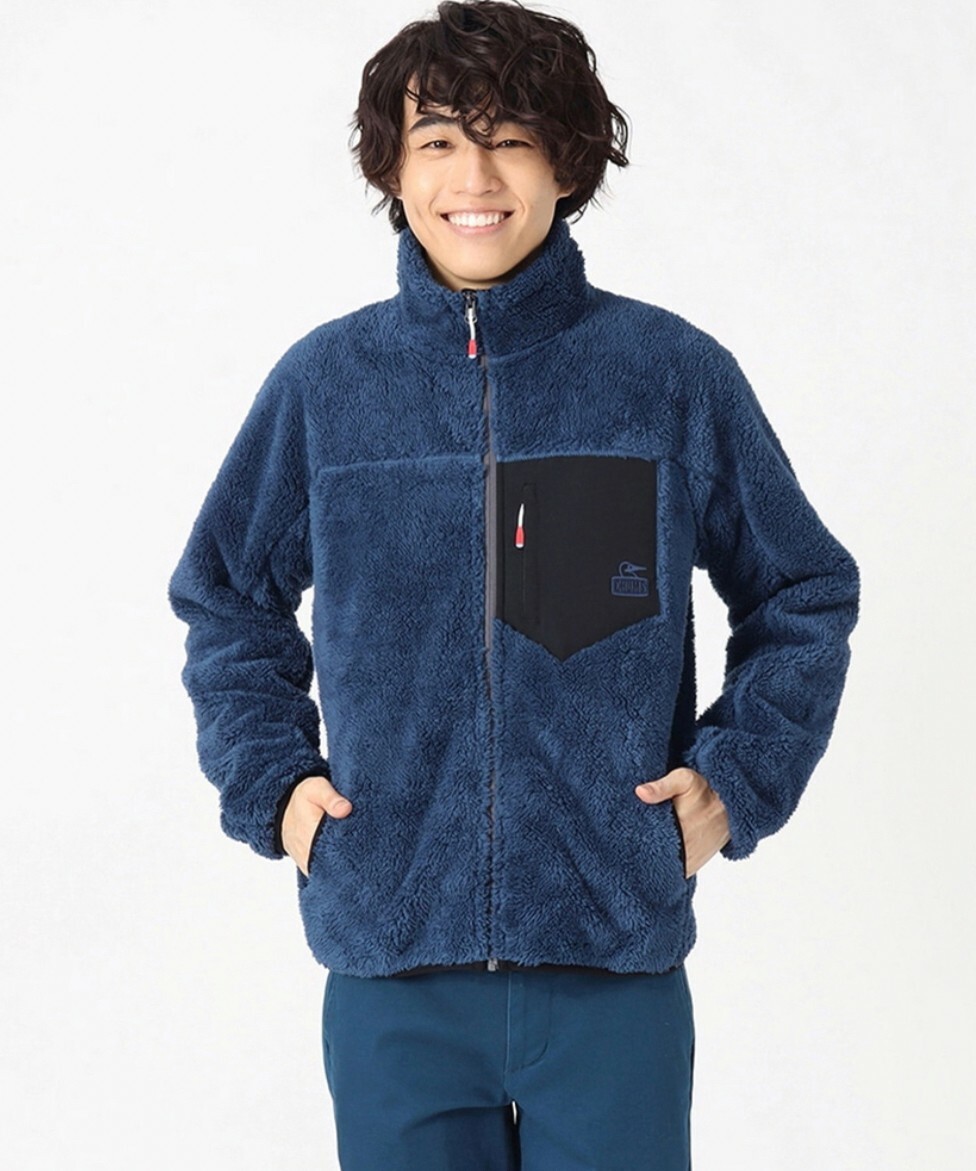 CHUMS Bonding Fleece Jacket 男刷毛外套藍色Declu