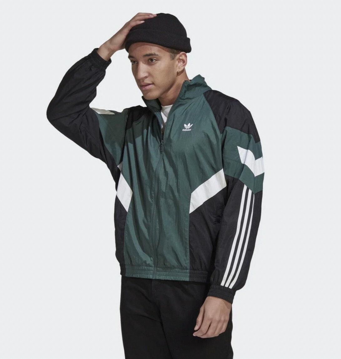 ADIDAS WOVEN TT 男 外套 綠黑 HK7321 Declu