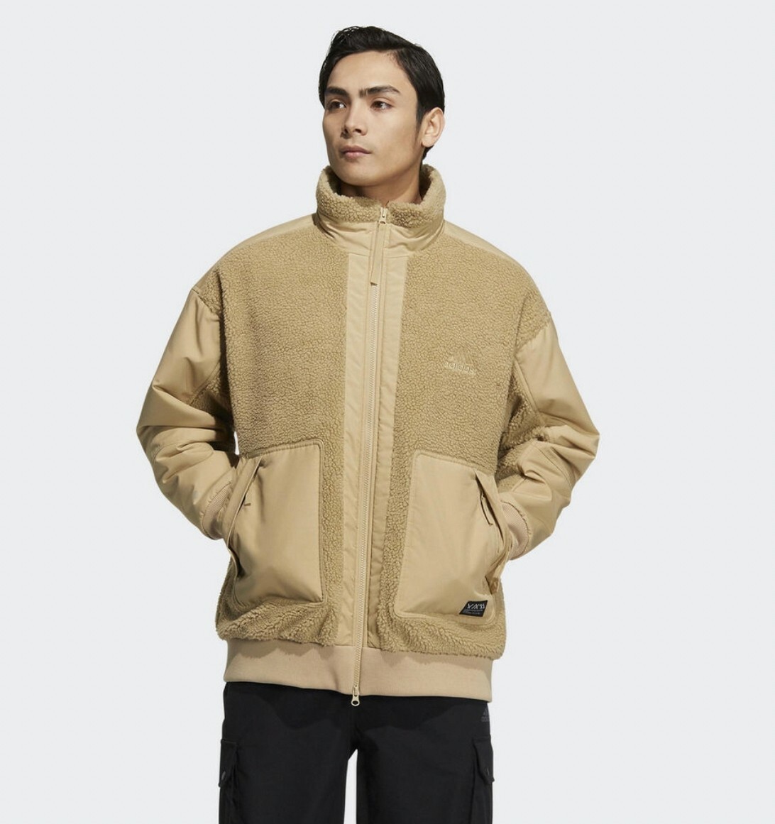 ADIDAS PRSVE BOA JK 男 刷毛外套 卡其 HP1391 Declu