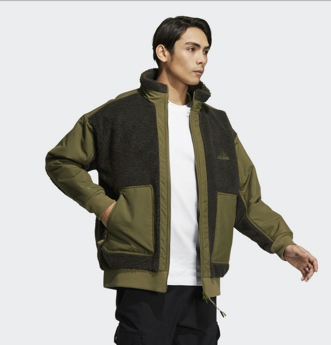 ADIDAS PRSVE BOA JK 男 刷毛外套 綠 HP1390 Dec lu