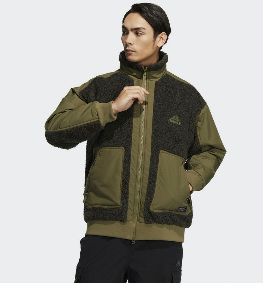 ADIDAS PRSVE BOA JK 男 刷毛外套 綠 HP1390 Dec lu