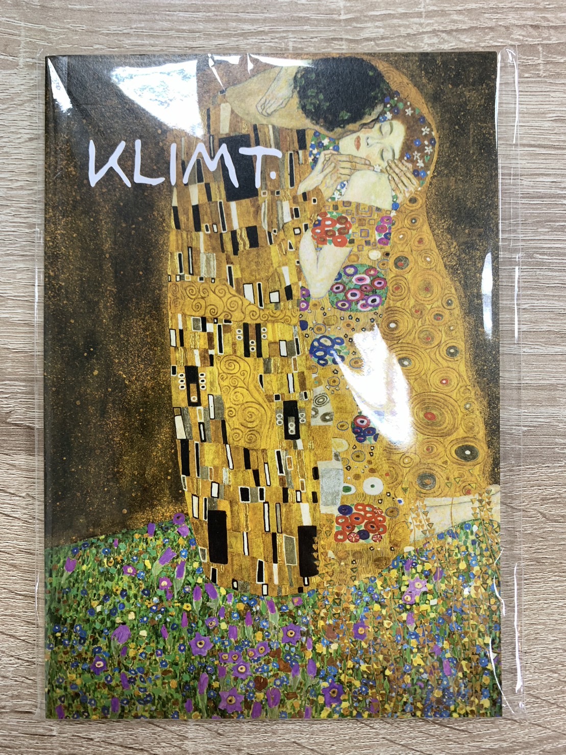 藝術名畫平裝筆記本 克林姆《吻》