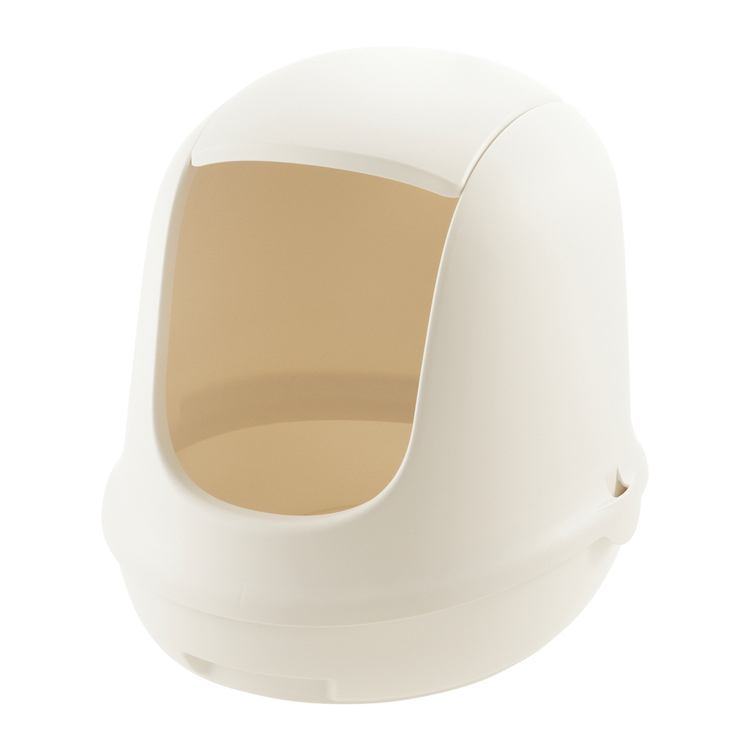 日本Richell 有蓋貓廁所/貓砂盆 (白色)