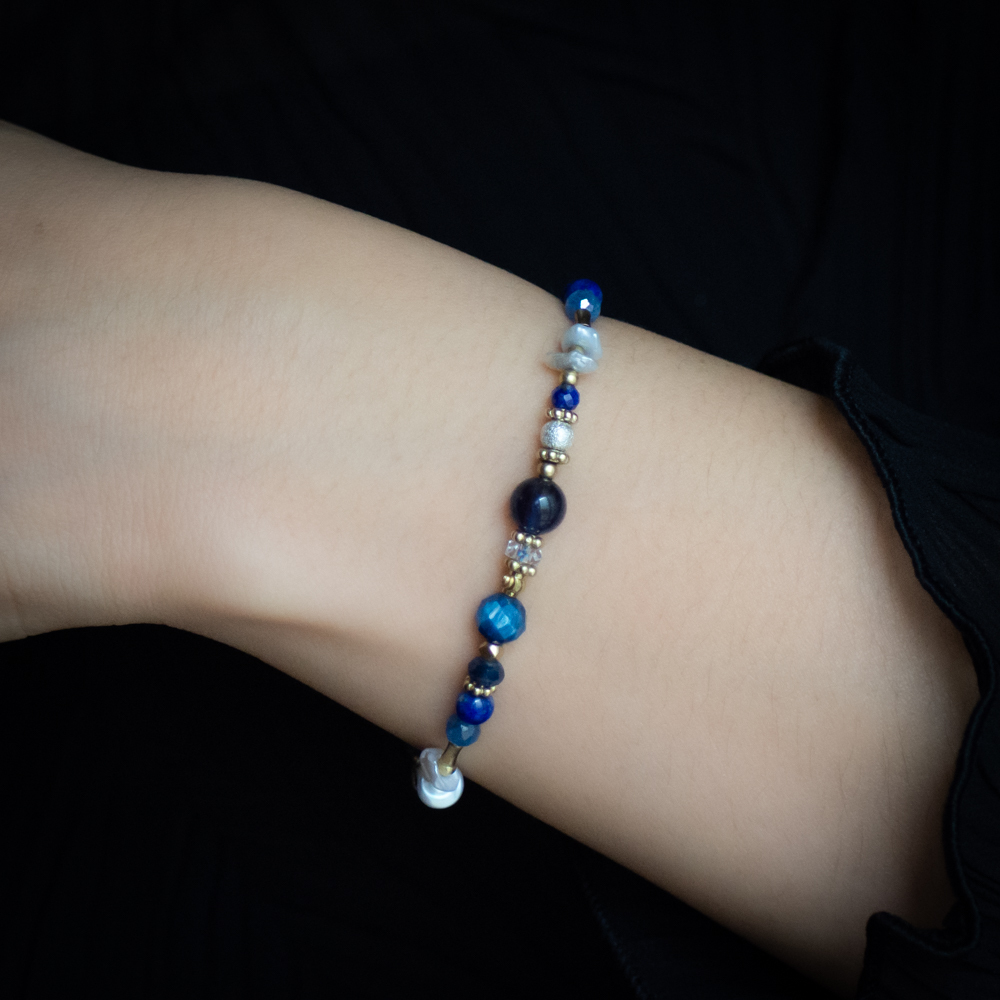 Crystal bracelet｜C1462-Mysterious Azure