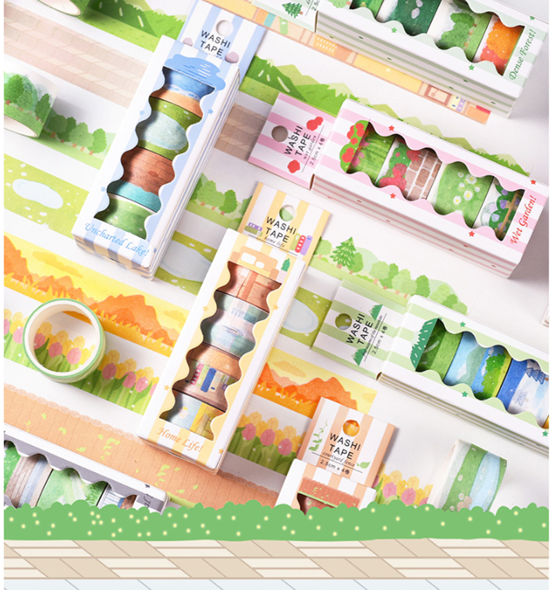 DIY裝飾造景貼紙風景貼畫   A1891