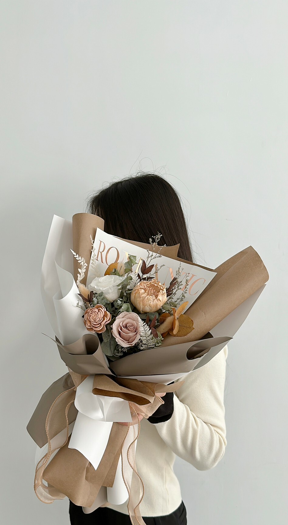 永生乾燥花束 - 香榭落葉