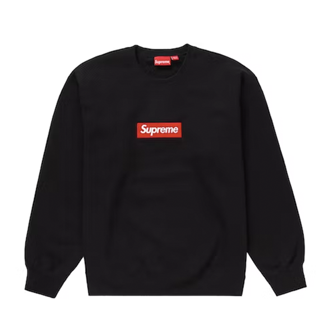 Supreme 22FW Box Logo Crewneck 大學T 黑色| FLOMMARKET