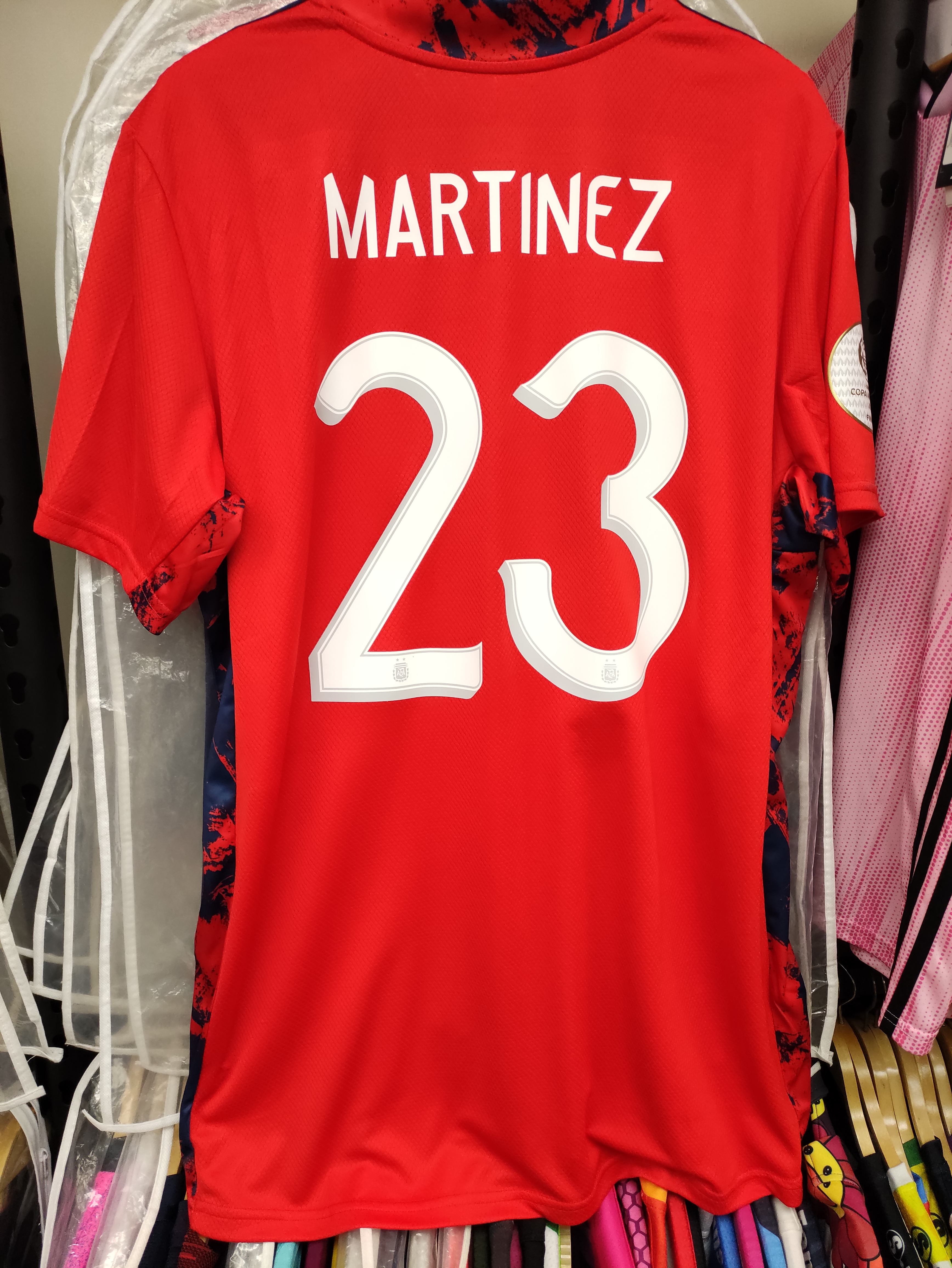 2021美洲杯阿根廷國家隊紅龍球衣