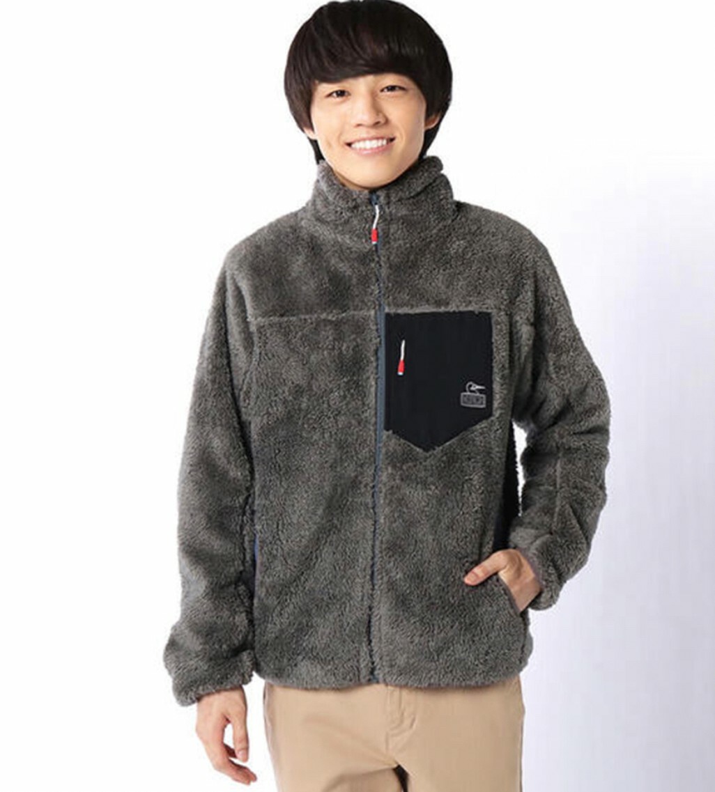 CHUMS Bonding Fleece Jacket 男 刷毛外套 炭灰 Declu