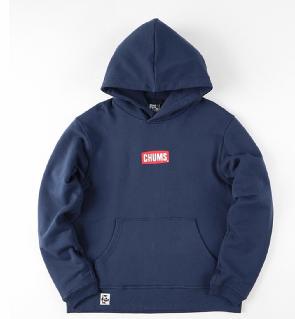 CHUMS Mini Logo PlOv Parka 男 連帽長袖上衣 深藍 Declu