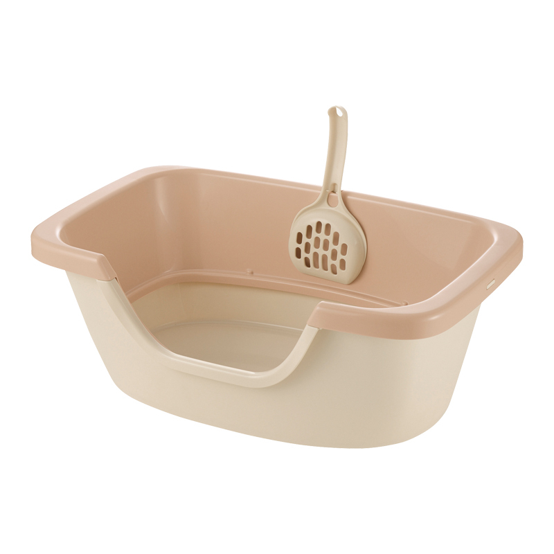 Richell 幼貓可調高貓砂盤．2色