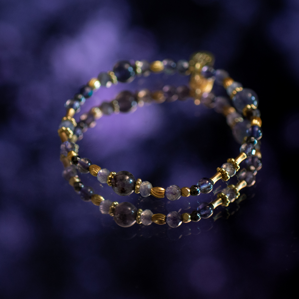 Crystal bracelet｜C1463-Eternal Violet Night