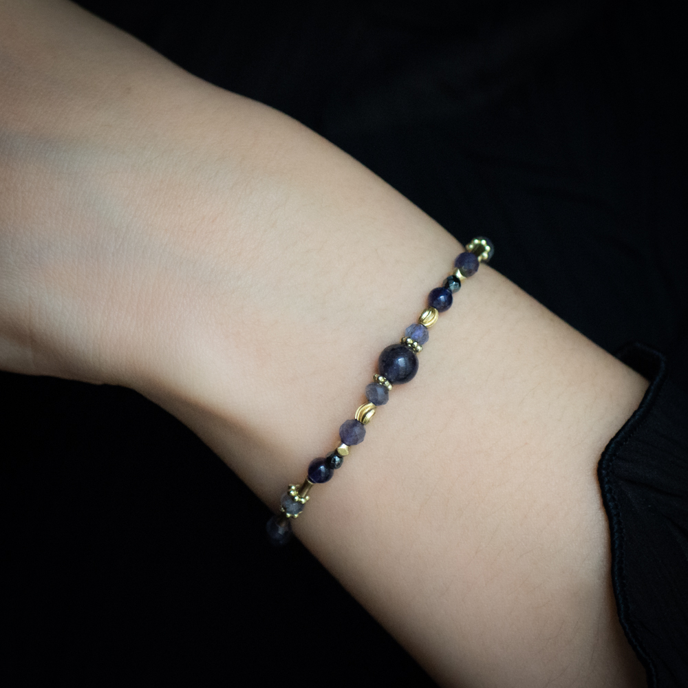 Crystal bracelet｜C1463-Eternal Violet Night