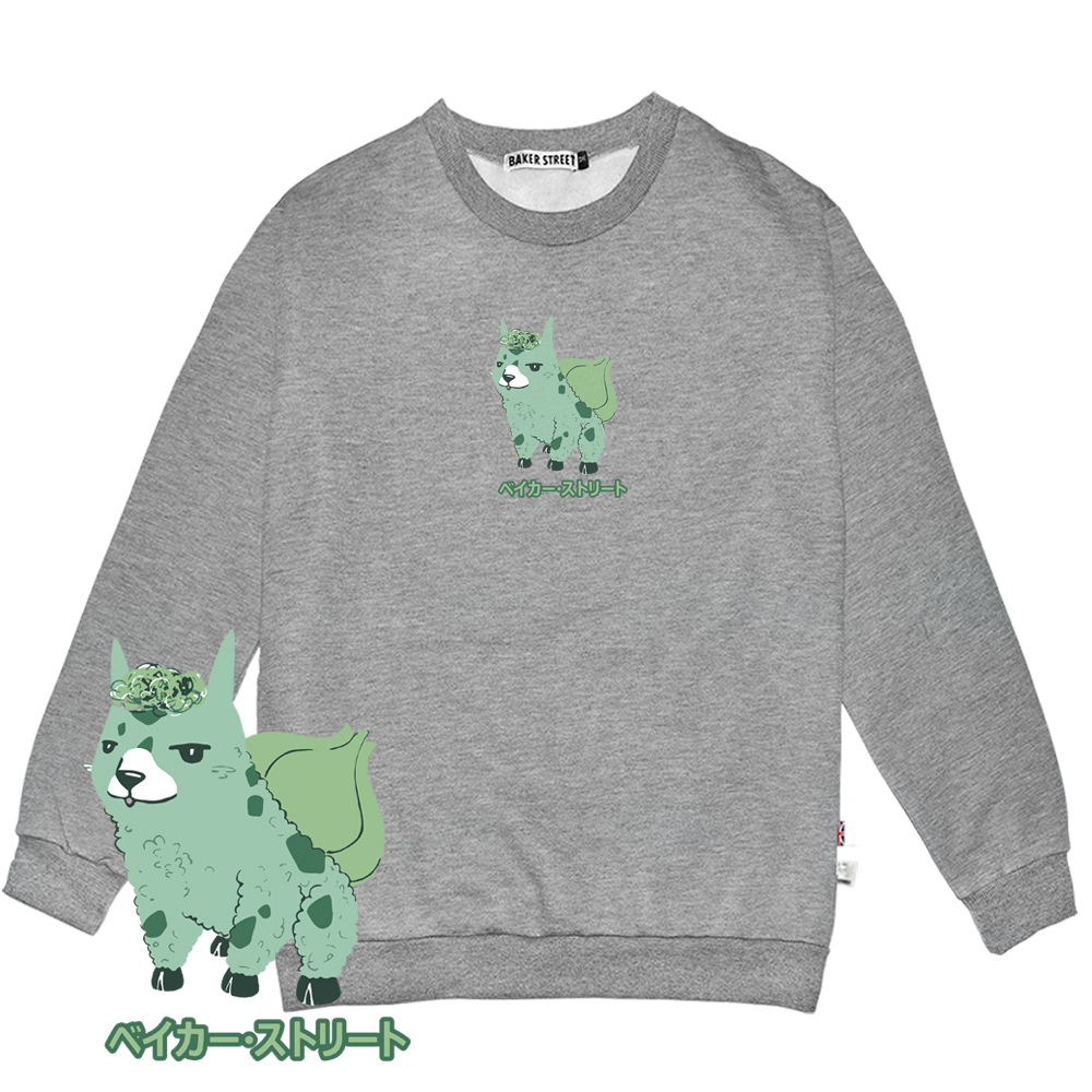 Meow woah paca 妙蛙駝 高磅數長袖圓T