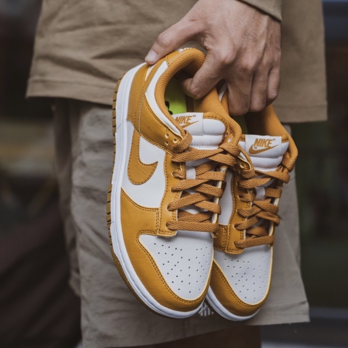 Nike Dunk Low Next Nature 薑黃 白棕色 DN1431-001