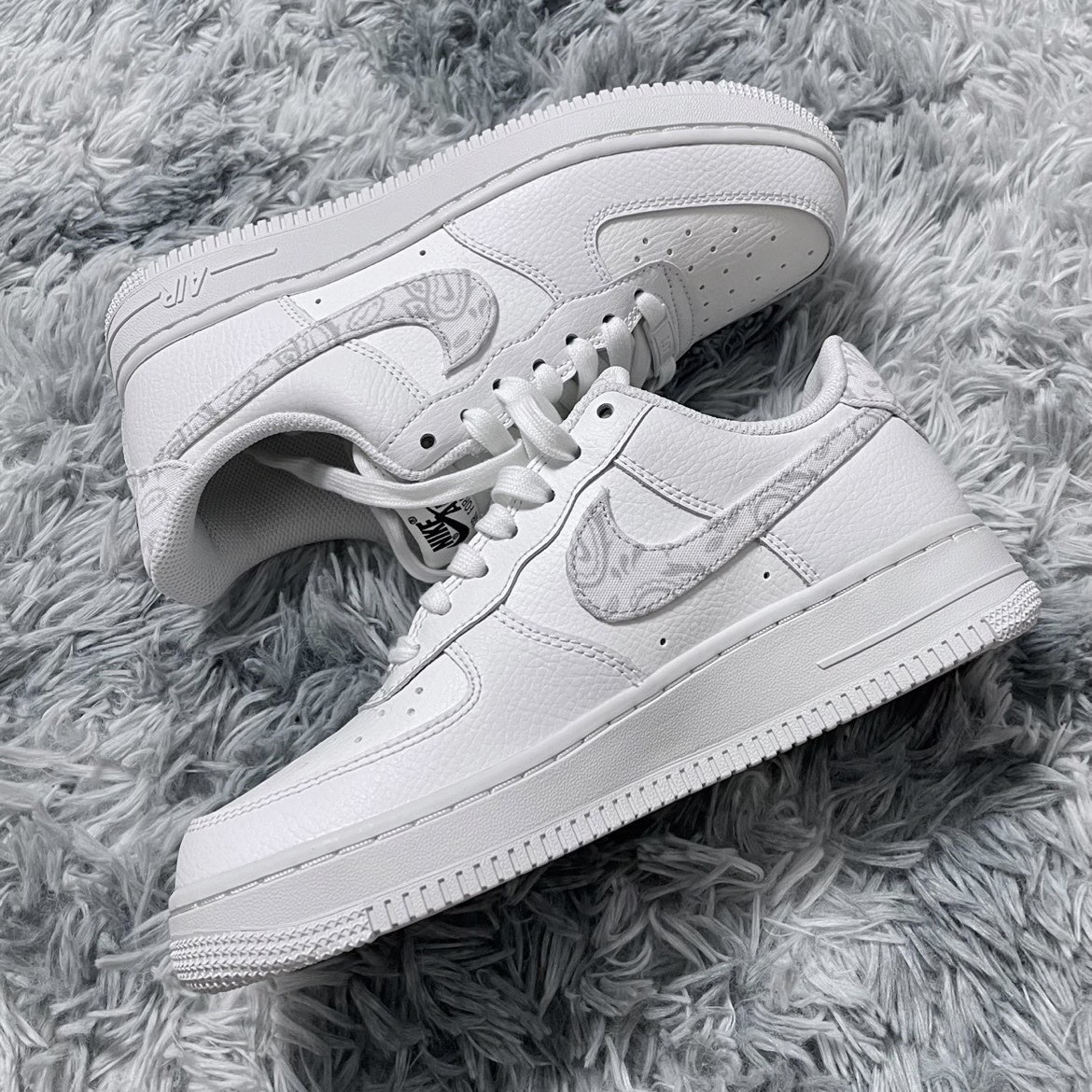 Nike Air Force 1 Low 白色腰果花 變形蟲 AF1 DJ9942-100