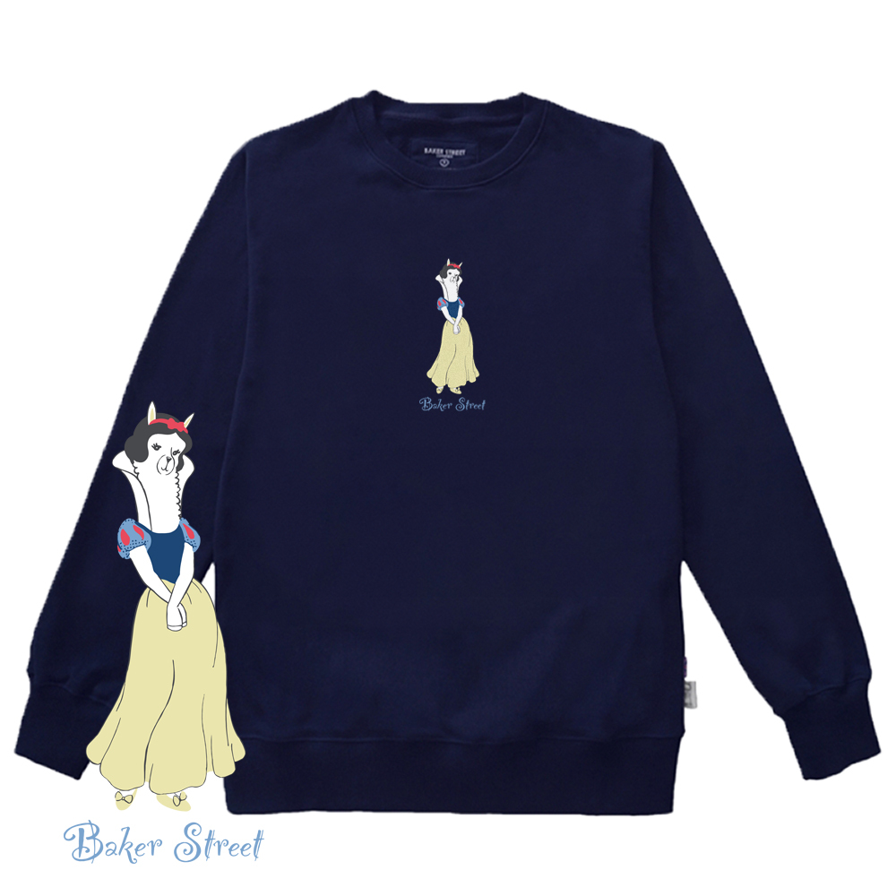 Whitepaca 白雪駝 高磅數長袖圓T