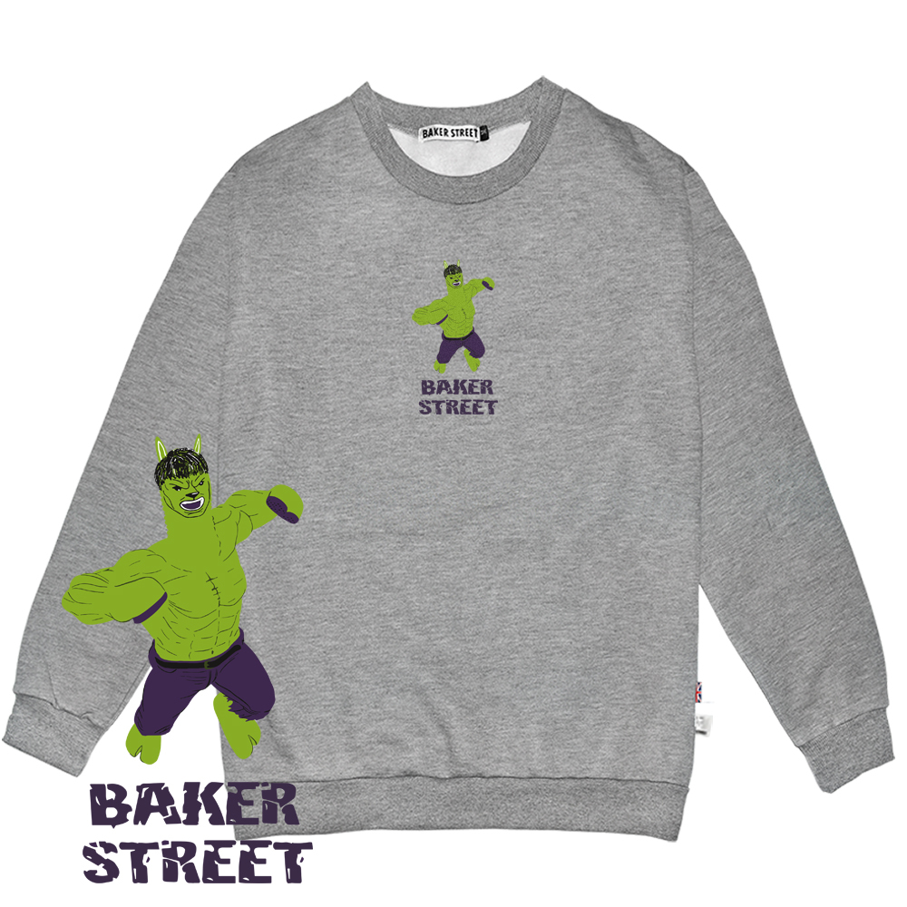 Hulk Alpaca 綠巨駝 高磅數長袖圓T