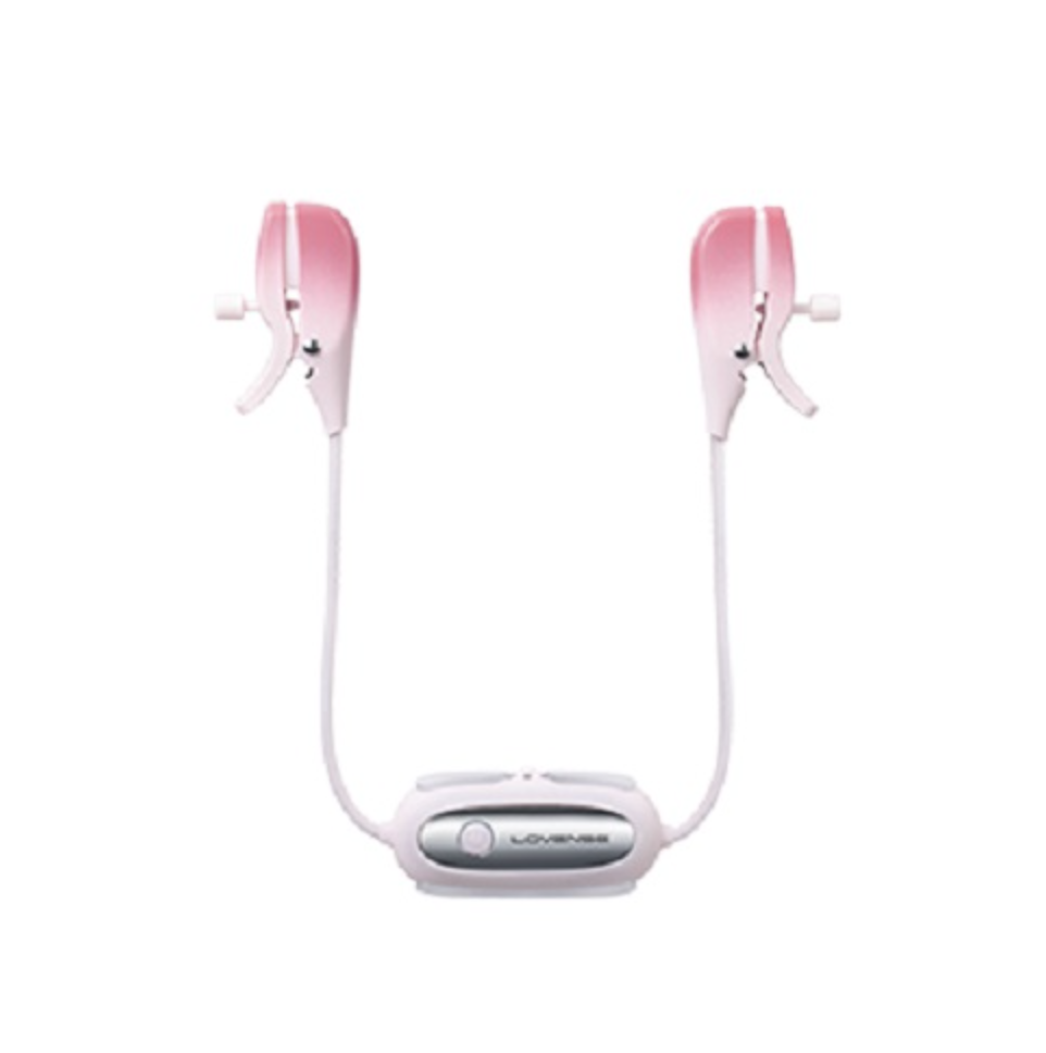 〔世界首創手機App遠程控制〕Lovense Gemini 雙子星 可調節震動乳頭夾