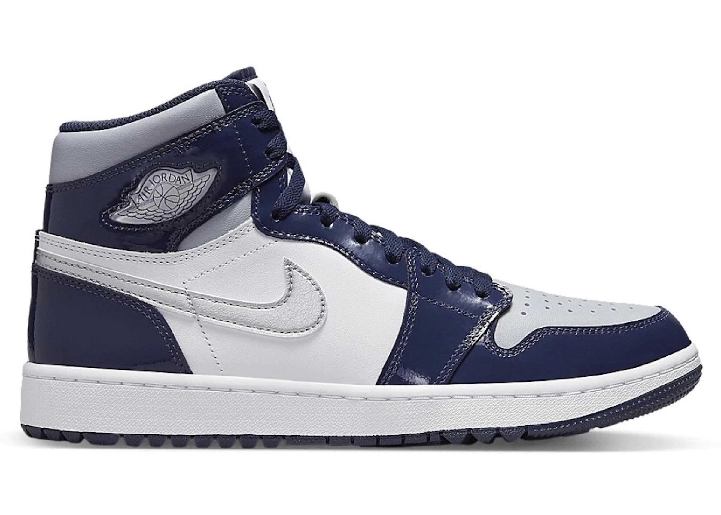 Jordan 1 Retro High Golf Patent Midnight Navy DQ066010