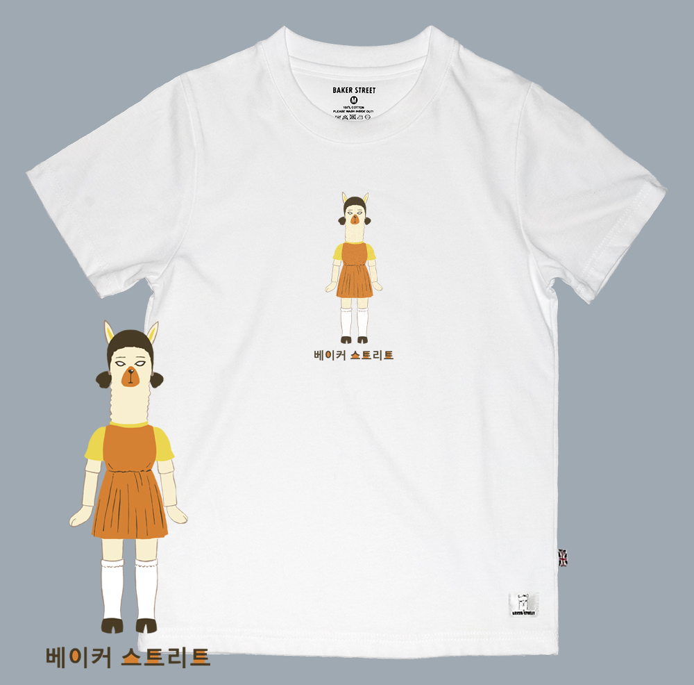 Alpaca Game 羊駝遊戲 童裝短T